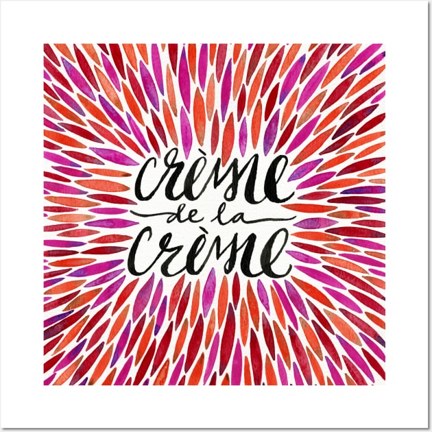 Pink Creme De Le Creme Wall Art by CatCoq